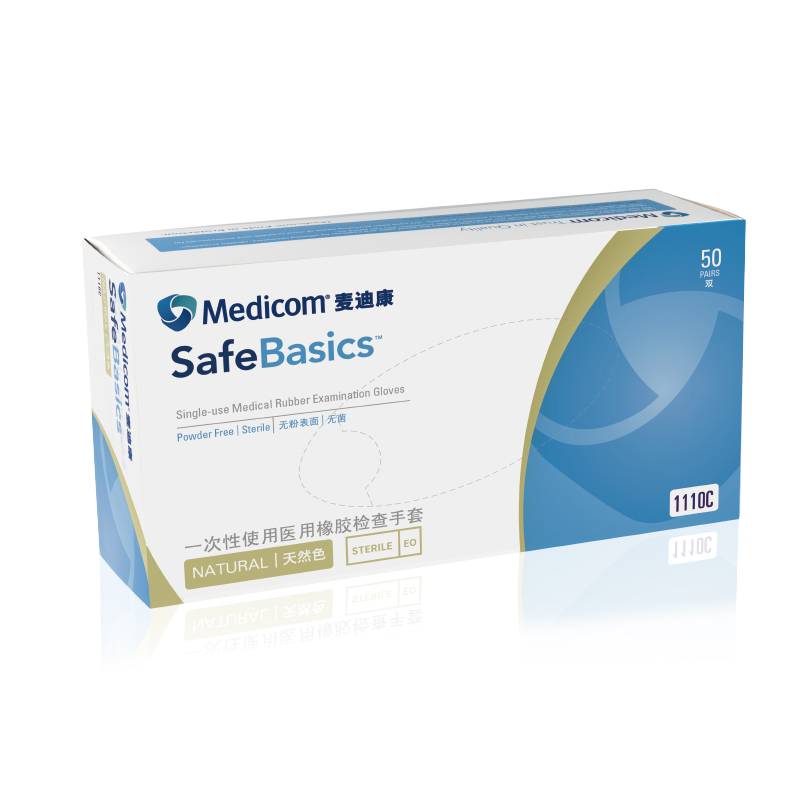 麥迪康1110B乳膠手套 圖片1