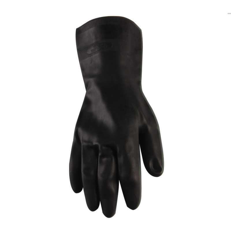 MAPA Technic420-6氯丁橡膠植絨防化手套圖片3