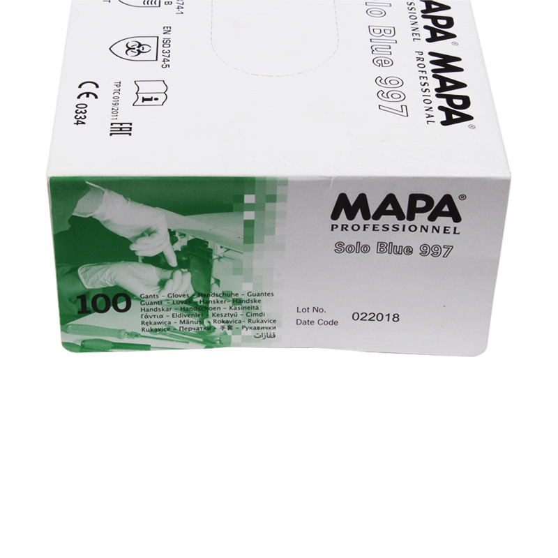 MAPA Solo Blue997-8丁腈手套圖片1