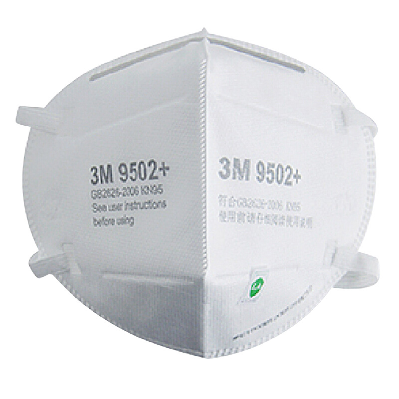 3M9502+頭帶式KN95防塵口罩(雙片裝)盒裝圖片1