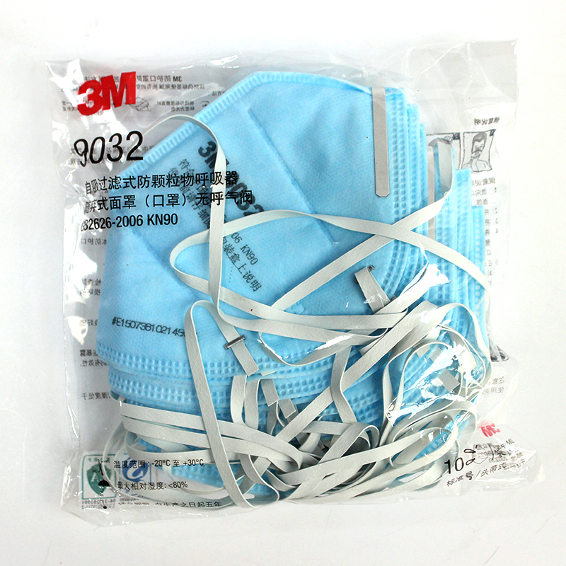 3M9032頭帶式KN90防塵口罩圖片4 3M9032頭帶式KN90防塵口罩圖片4