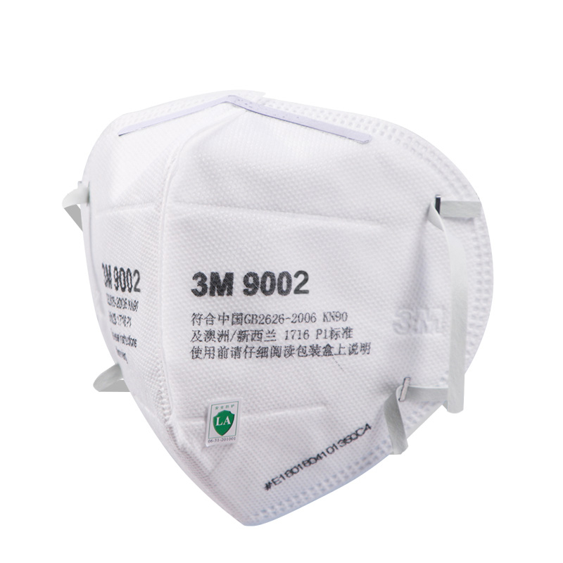 3M9002折疊式頭帶式防塵口罩圖片2