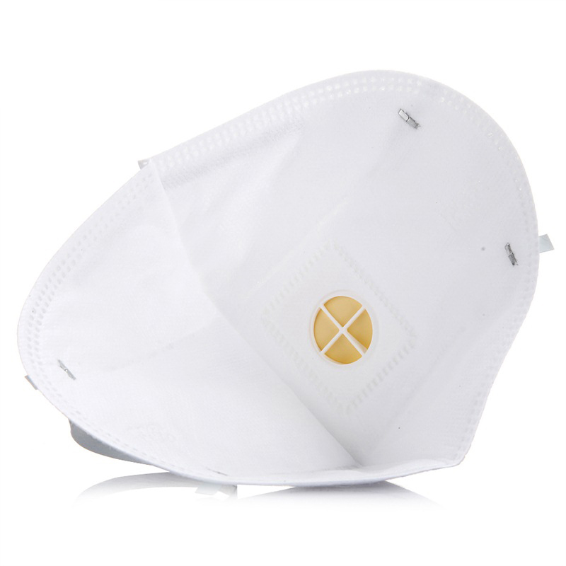 3M9002V折疊式帶閥顆粒物防護口罩圖片2