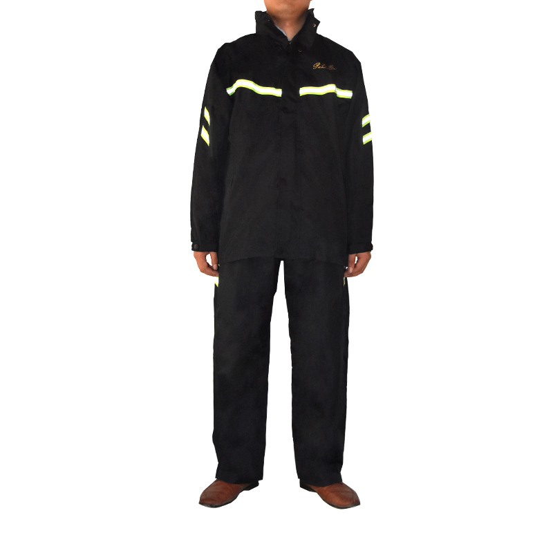天堂T071B帶反光條雙層套裝分體透氣雨衣圖片1 天堂T071B帶反光條雙層套裝分體透氣雨衣圖片1