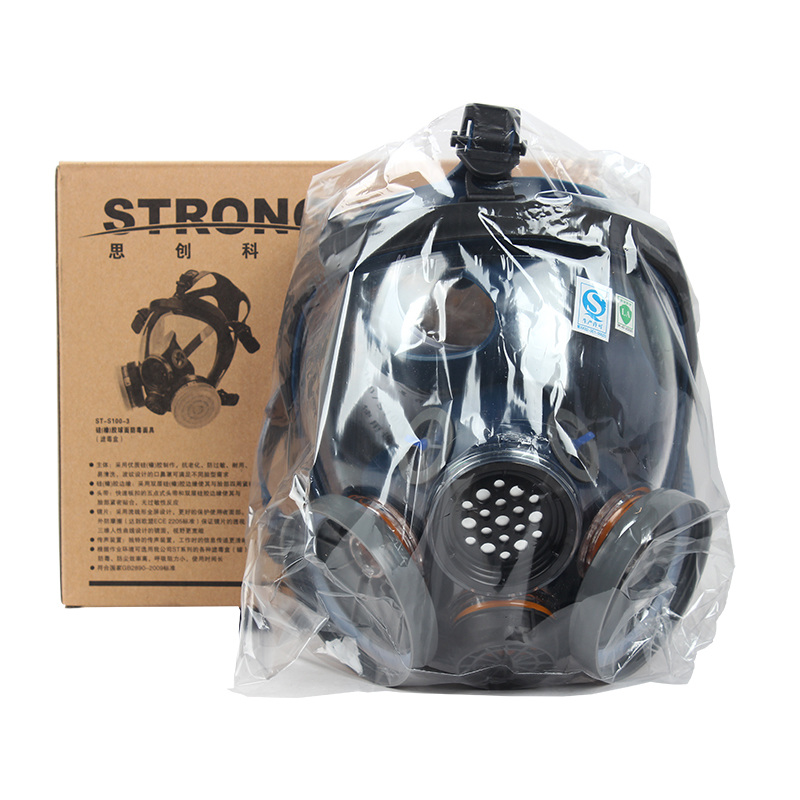 思創ST-S100-3硅膠全面罩防毒面具圖片4 思創ST-S100-3硅膠全面罩防毒面具圖片4