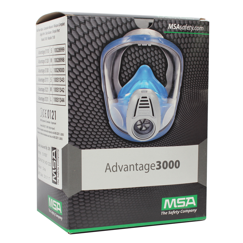 梅思安10147999 Advantage3100全面罩防毒面具小號圖片4