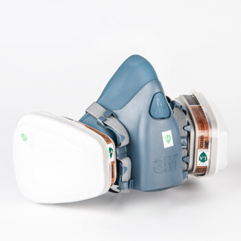 3M7502+6005防有機氣體及甲醛防毒面具圖片3 3M7502+6005防有機氣體及甲醛防毒面具圖片3