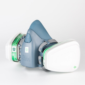 3M7502+6004防氨氣甲胺防毒面具圖片3