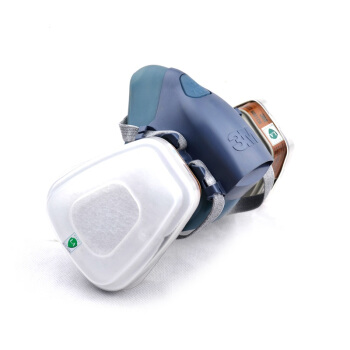 3M7502+6001防有機(jī)氣體防毒面具圖片4