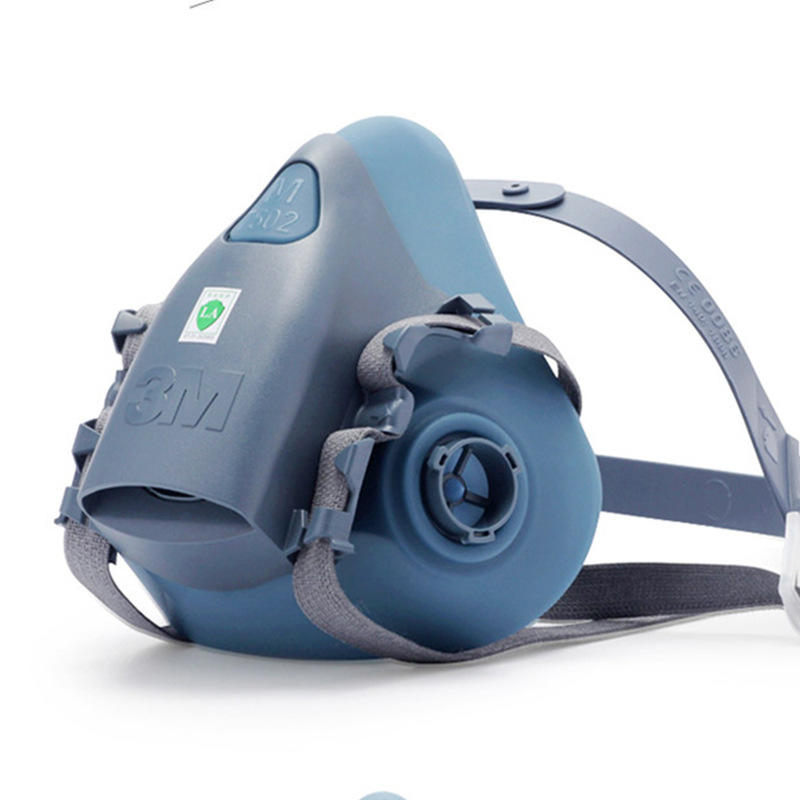 3M7501硅膠半面罩防毒面具圖片4