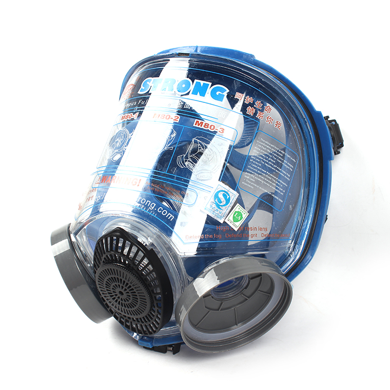 思創ST-M80-3硅膠大視野防毒面具（圓形濾毒盒）圖片3