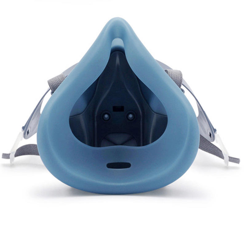 3M7502防毒半面具硅膠防毒面罩圖片3