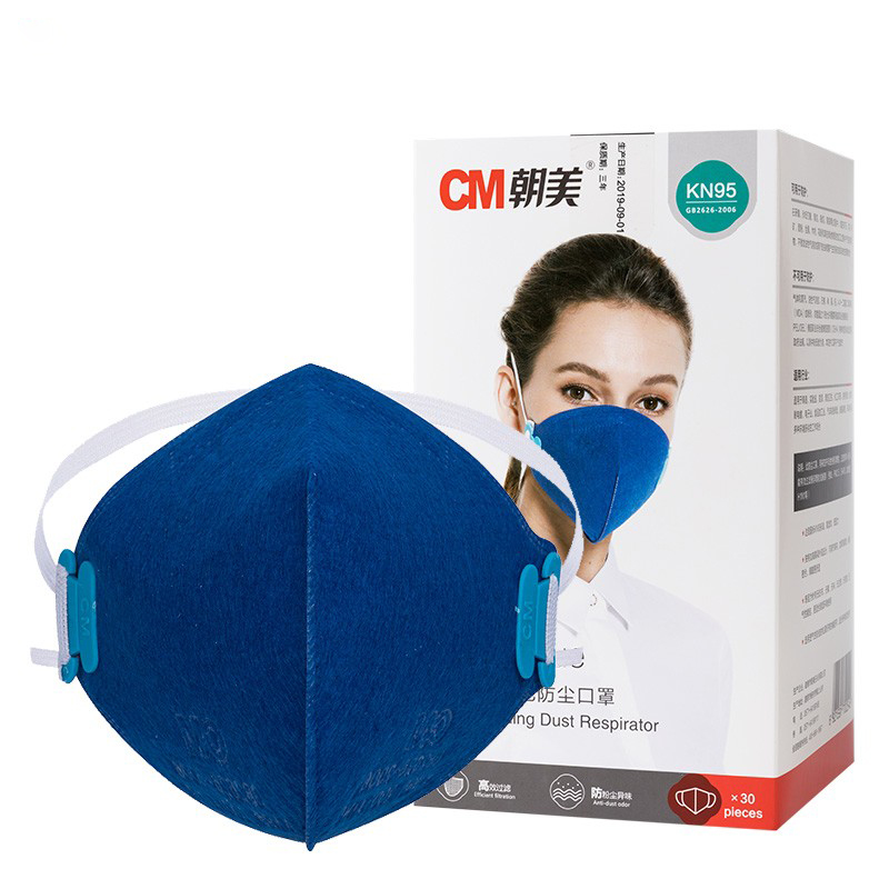 朝美2001藍KN95防塵口罩圖片1