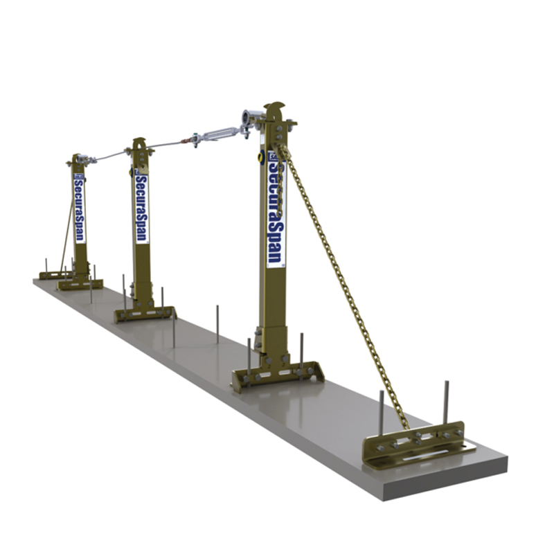 3M7400660DBI-SALA SECURASPAN鋼筋/栓釘水平生命線系統圖片3