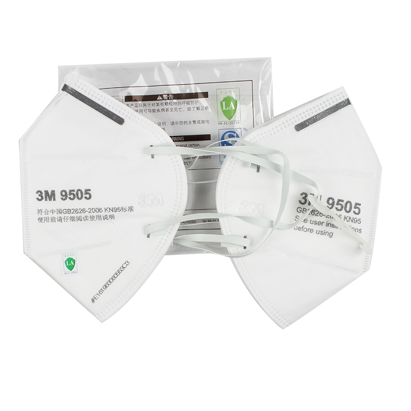 3M9505+折疊式防顆粒物防塵口罩圖片2