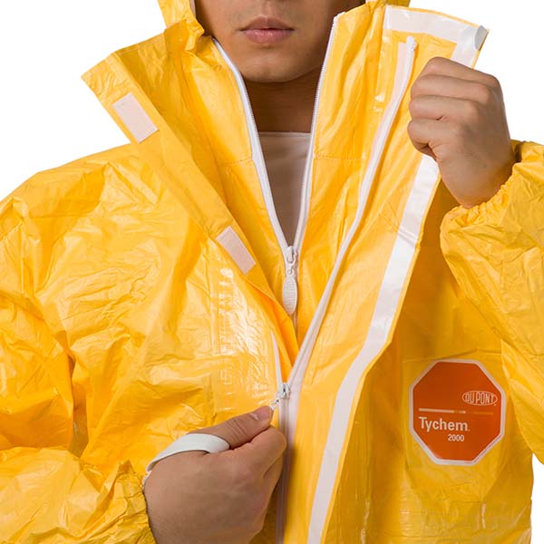Dupont杜邦Tychem2000C Plus帶帽連體防護(hù)服CHZ5圖片1