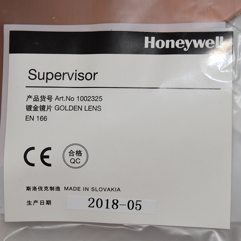 Honeywell霍尼韋爾1002325聚碳酸酯PC鍍金防沖擊面屏圖片2