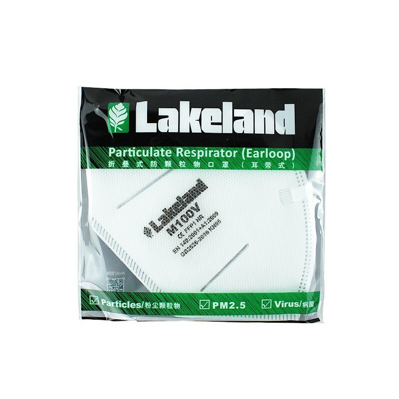 雷克蘭M100V （工業裝）帶呼吸閥防塵口罩圖片2