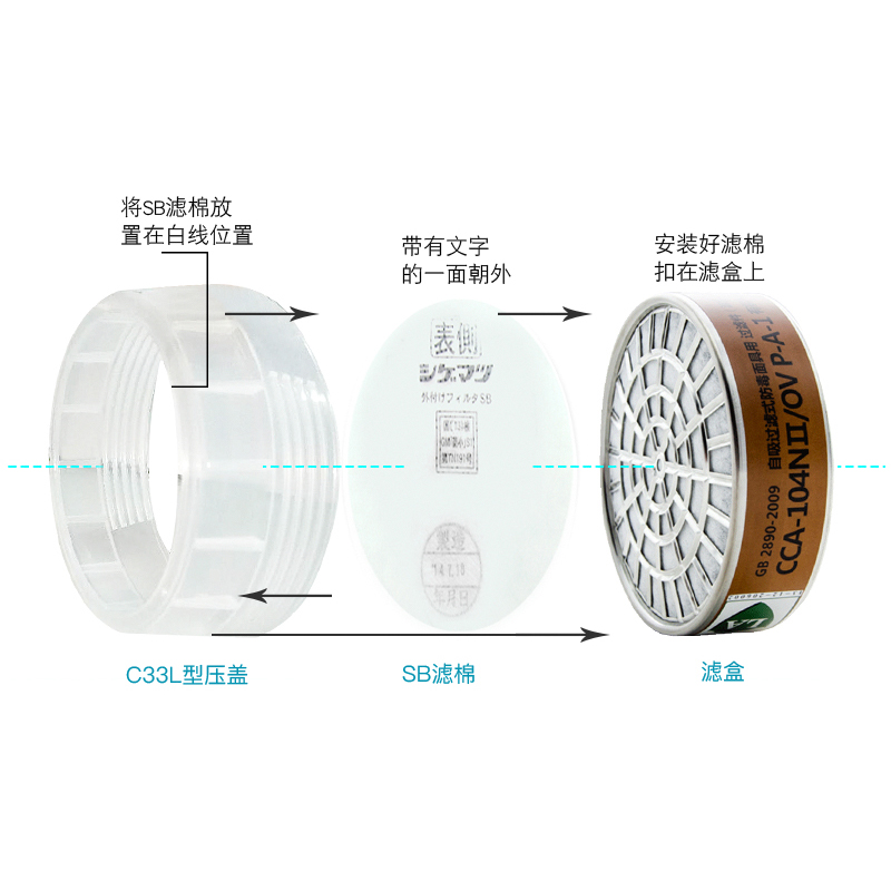 重松SB型濾棉圖片5 重松SB型濾棉圖片5