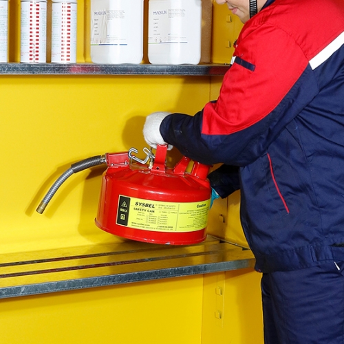 西斯貝爾SCAN003R紅色安全存儲罐圖片2