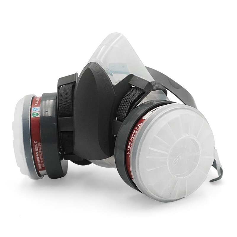 思創ST-M40-1B硅膠雙罐防毒面具圖片1 思創ST-M40-1B硅膠雙罐防毒面具圖片1