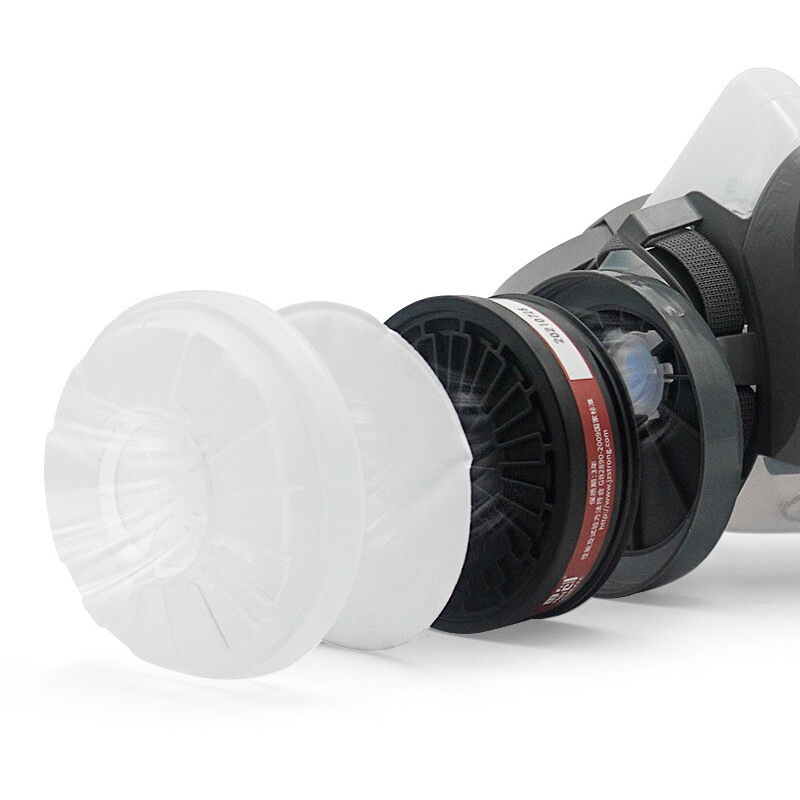 思創ST-M40-1B硅膠雙罐防毒面具圖片2 思創ST-M40-1B硅膠雙罐防毒面具圖片2