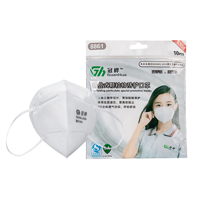 冠樺8861折疊耳帶式KN95防塵口罩圖片2