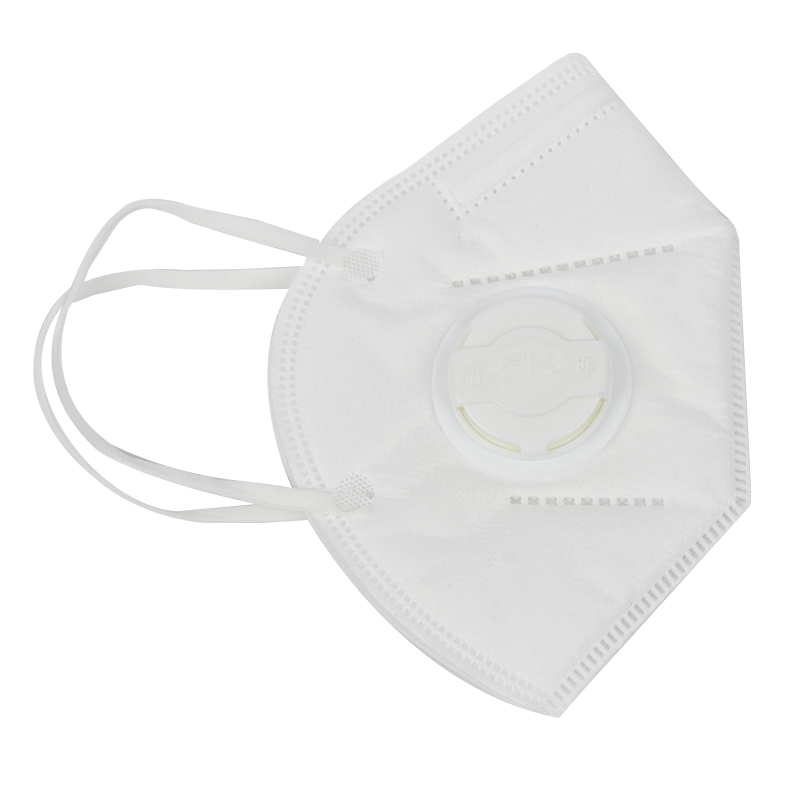 冠樺8860V折疊帶閥耳帶式KN90防塵口罩圖片2