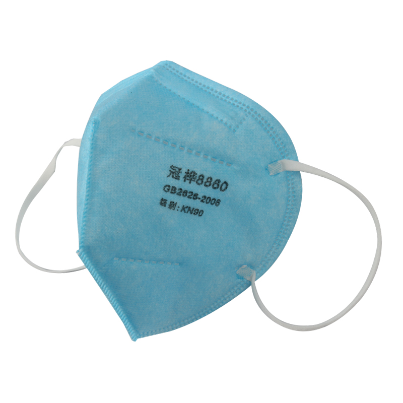 冠樺8860藍色耳帶式KN90防塵口罩圖片1 冠樺8860藍色耳帶式KN90防塵口罩圖片1