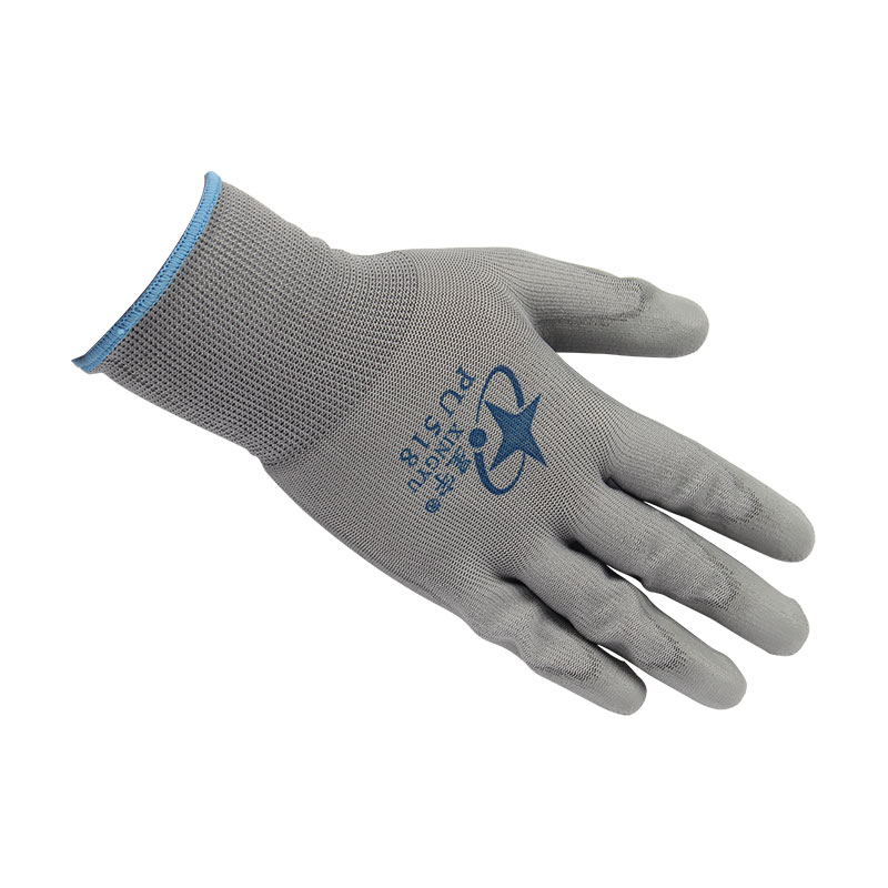 星宇PU518 13針尼龍PU勞保手套圖片3 星宇PU518 13針尼龍PU勞保手套圖片3