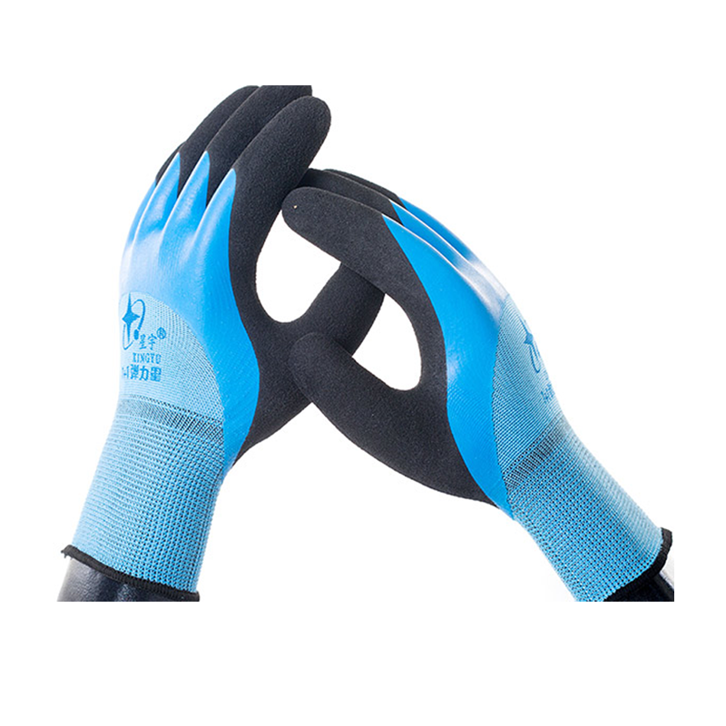 星宇1+1彈力星勞保手套圖片2