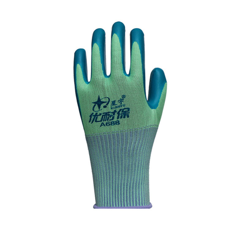 星宇A688優耐寶乳膠勞保手套圖片1