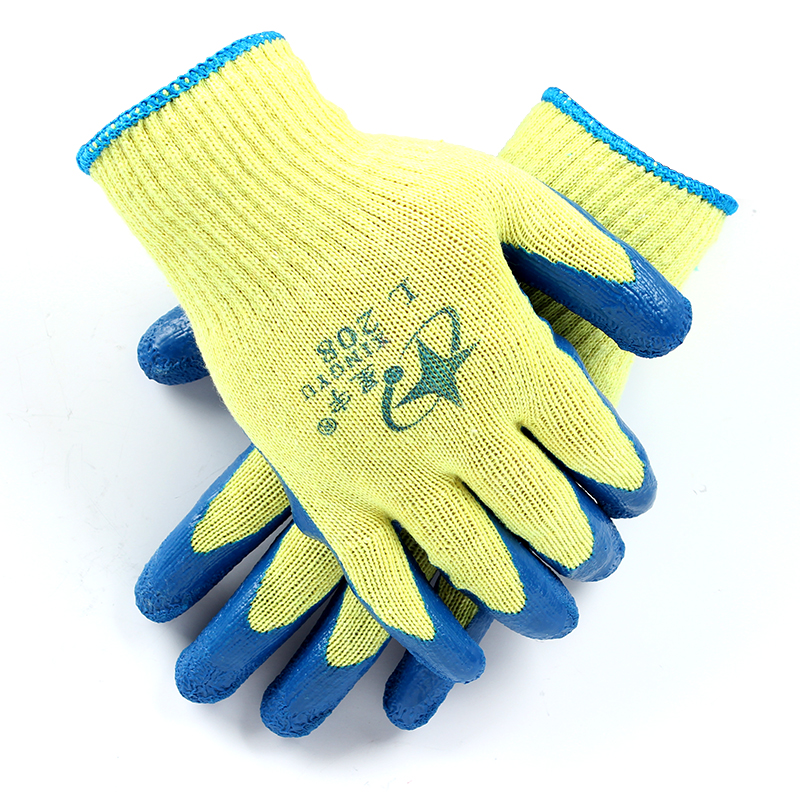 星宇L208紗線皺紋勞保手套圖片5