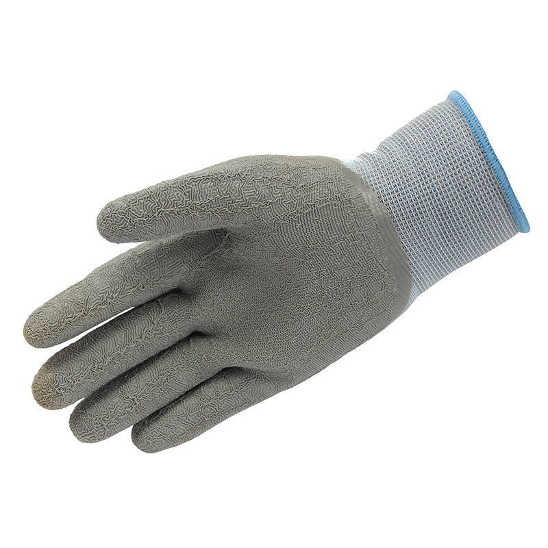 星宇L518滌綸乳膠皺紋半掛勞保手套圖片1