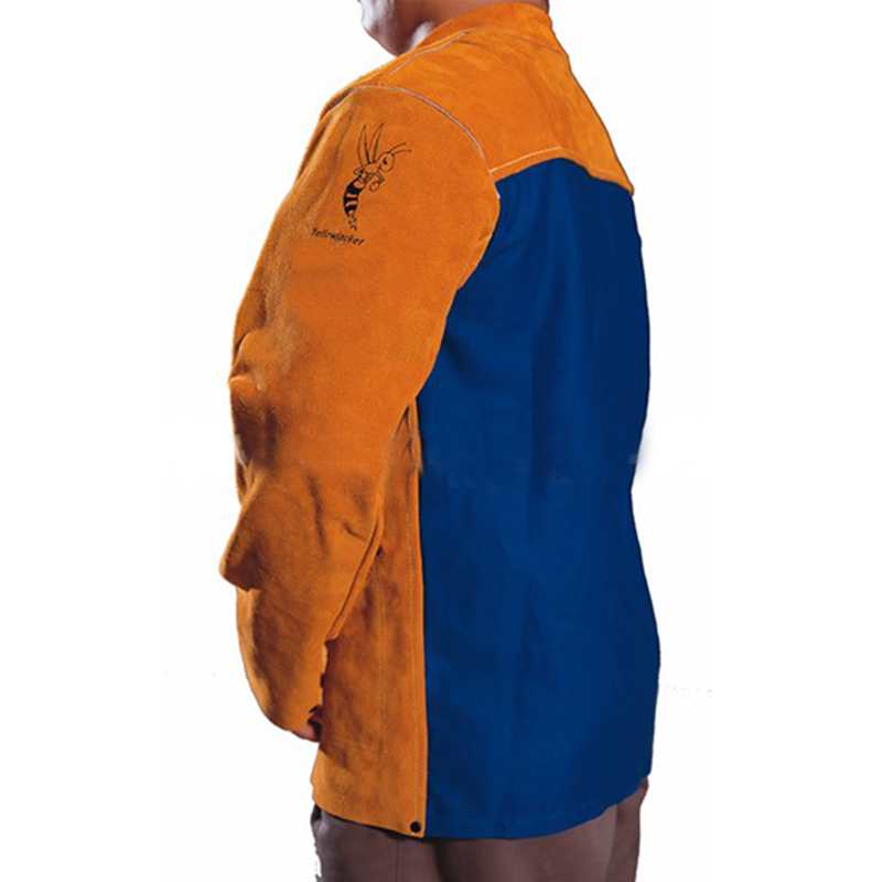 威特仕44-2530雄蜂王背布皮阻燃焊服圖片2