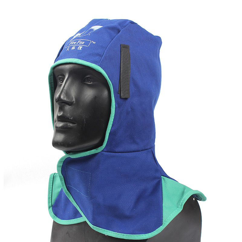 威特仕23-6680藍色全護式防火阻燃焊帽圖片1 威特仕23-6680藍色全護式防火阻燃焊帽圖片1