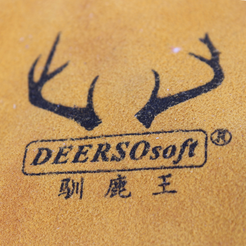 威特仕10-2327-M金黃色鹿二層皮焊工手套圖片3