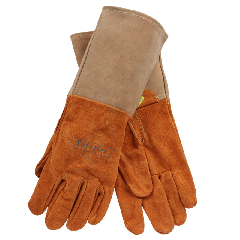 威特仕10-1003-M絨面豬青皮款焊工手套圖片2 威特仕10-1003-M絨面豬青皮款焊工手套圖片2