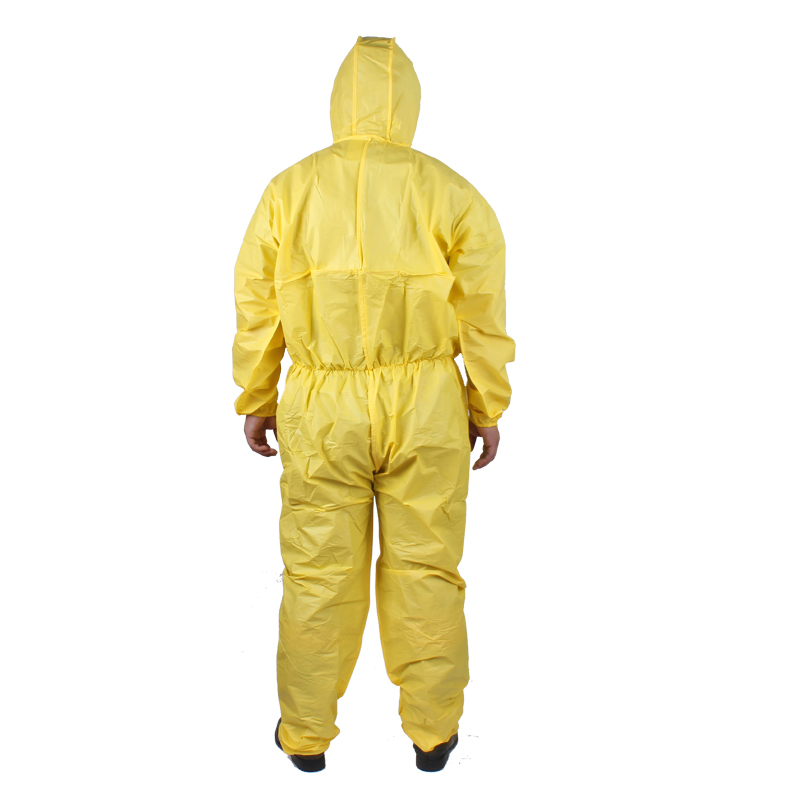 微護佳MG2300黃色標準型有帽連體防護服YY23-B-99-111-04圖片3