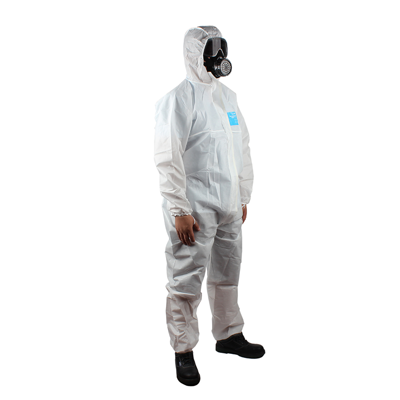微護(hù)佳MG1500 WH15-B-99-157-02白色增強(qiáng)型有帽連體防護(hù)服圖片1