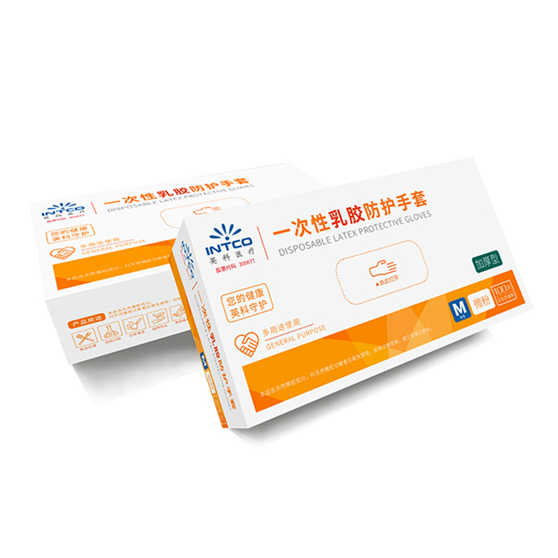 英科NGBCM1001一次性乳膠防護手套圖片1