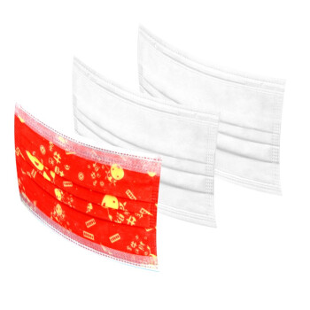 華特印花金牛一次性口罩圖片2