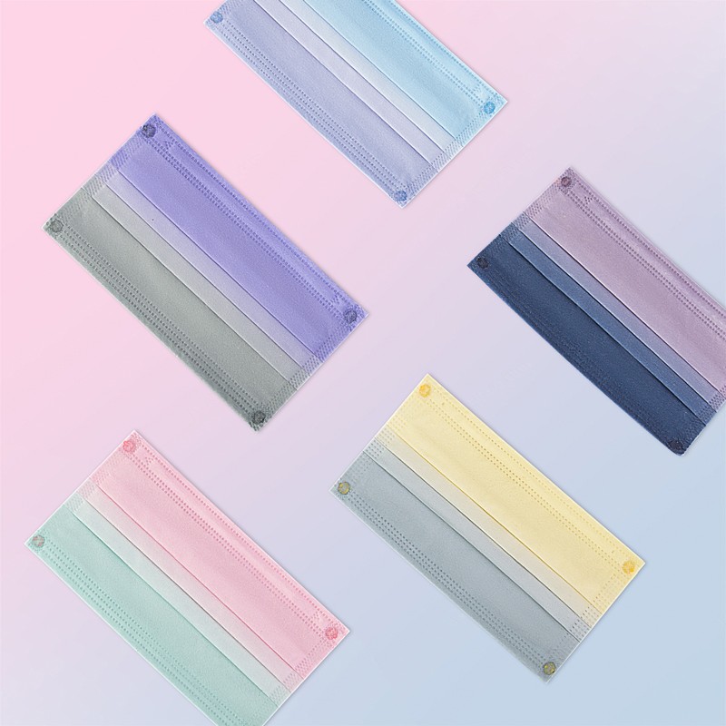 松研B03平面漸變一次性口罩圖片4