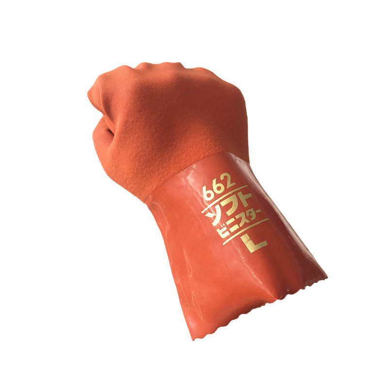 TOWA 662耐油防滑PVC手套圖片3