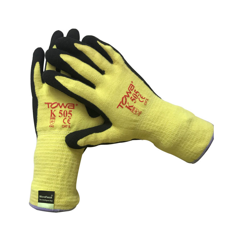 TOWA K-505丁腈涂掌耐磨防割手套圖片3 TOWA K-505丁腈涂掌耐磨防割手套圖片3