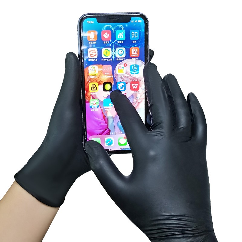 愛馬斯GPNBC46100黑色一次性丁腈手套圖片2