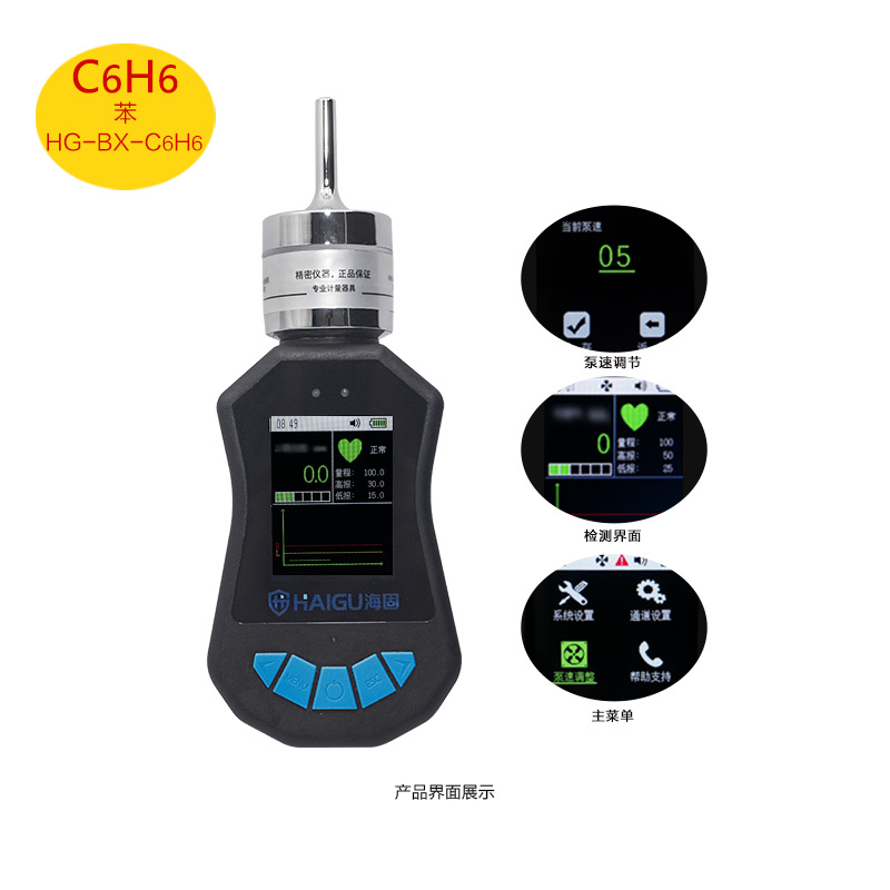 海固HG-BX-C6H6苯氣泵吸式氣體檢測儀圖片1
