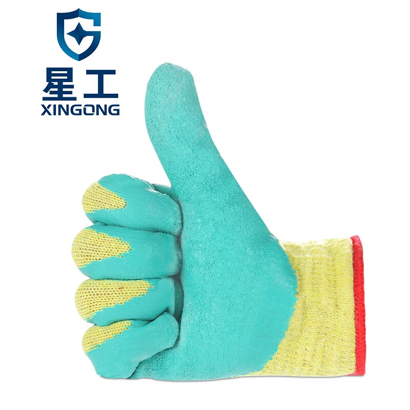 星工XGS-J1防滑耐磨浸膠棉紗線勞保手套 圖片1 星工XGS-J1防滑耐磨浸膠棉紗線勞保手套 圖片1