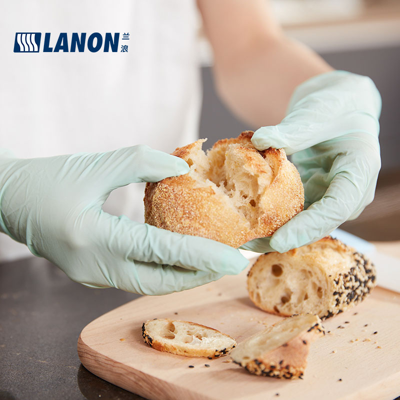 LANON蘭浪WD51加厚一次性乳膠手套圖片2 LANON蘭浪WD51加厚一次性乳膠手套圖片2