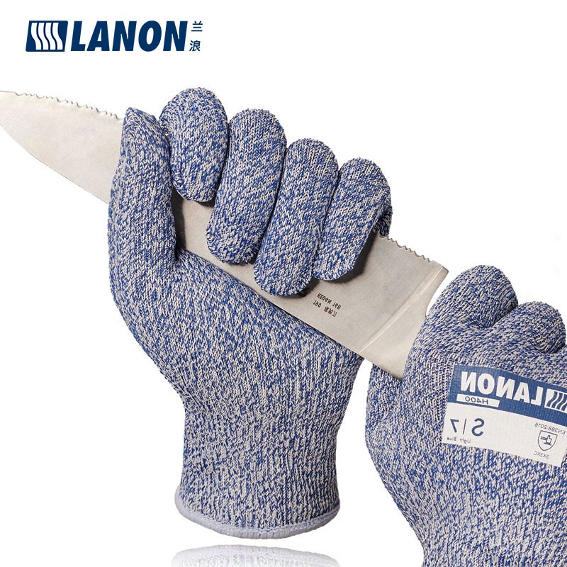 LANON蘭浪H400針織尼龍3級(jí)防割手套圖片1 LANON蘭浪H400針織尼龍3級(jí)防割手套圖片1